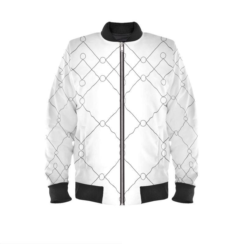 Mens white bomber jacket online